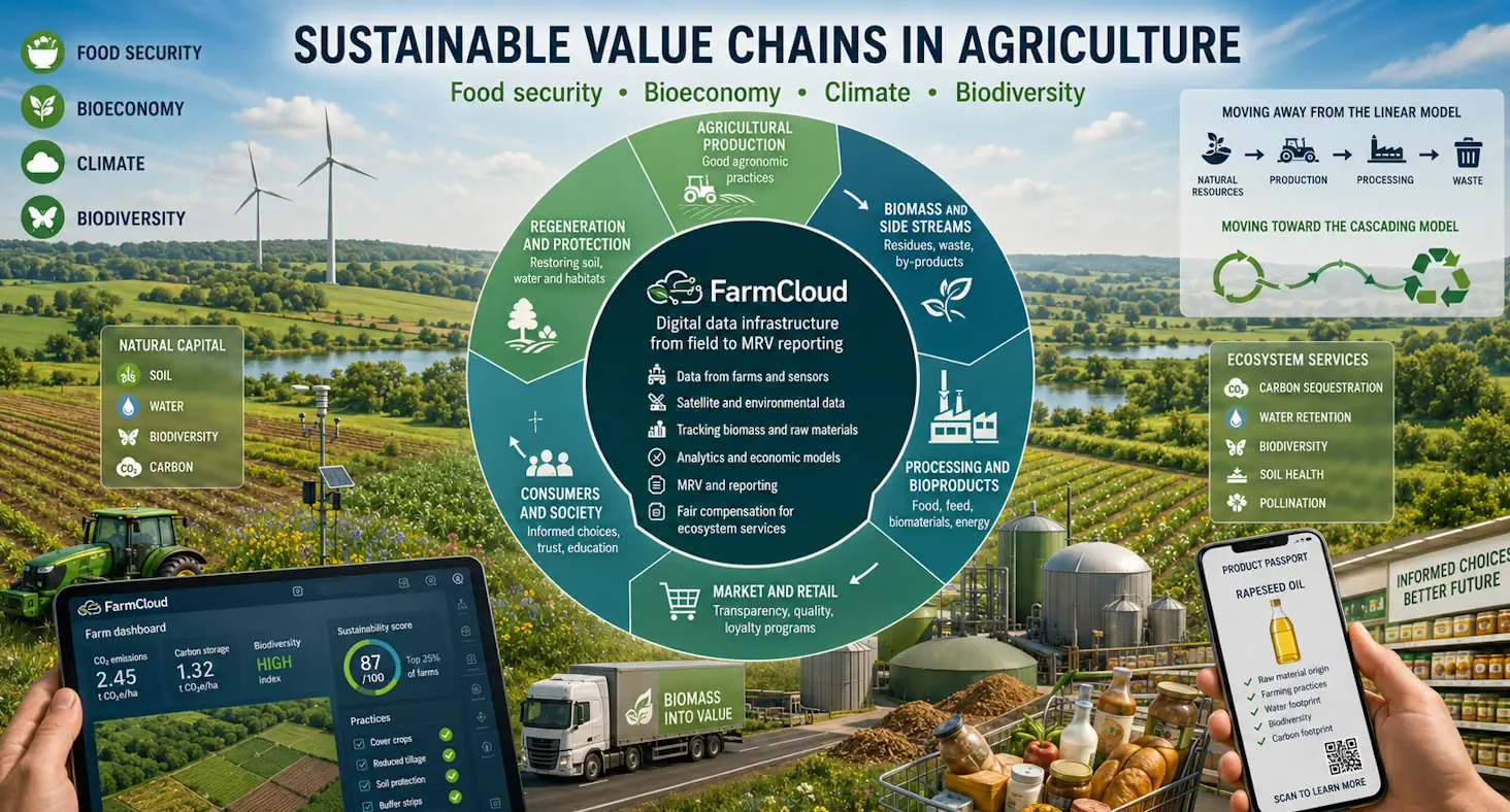 Sustainable agricultural value chains: how to balance food security, the bioeconomy, climate and biodiversity