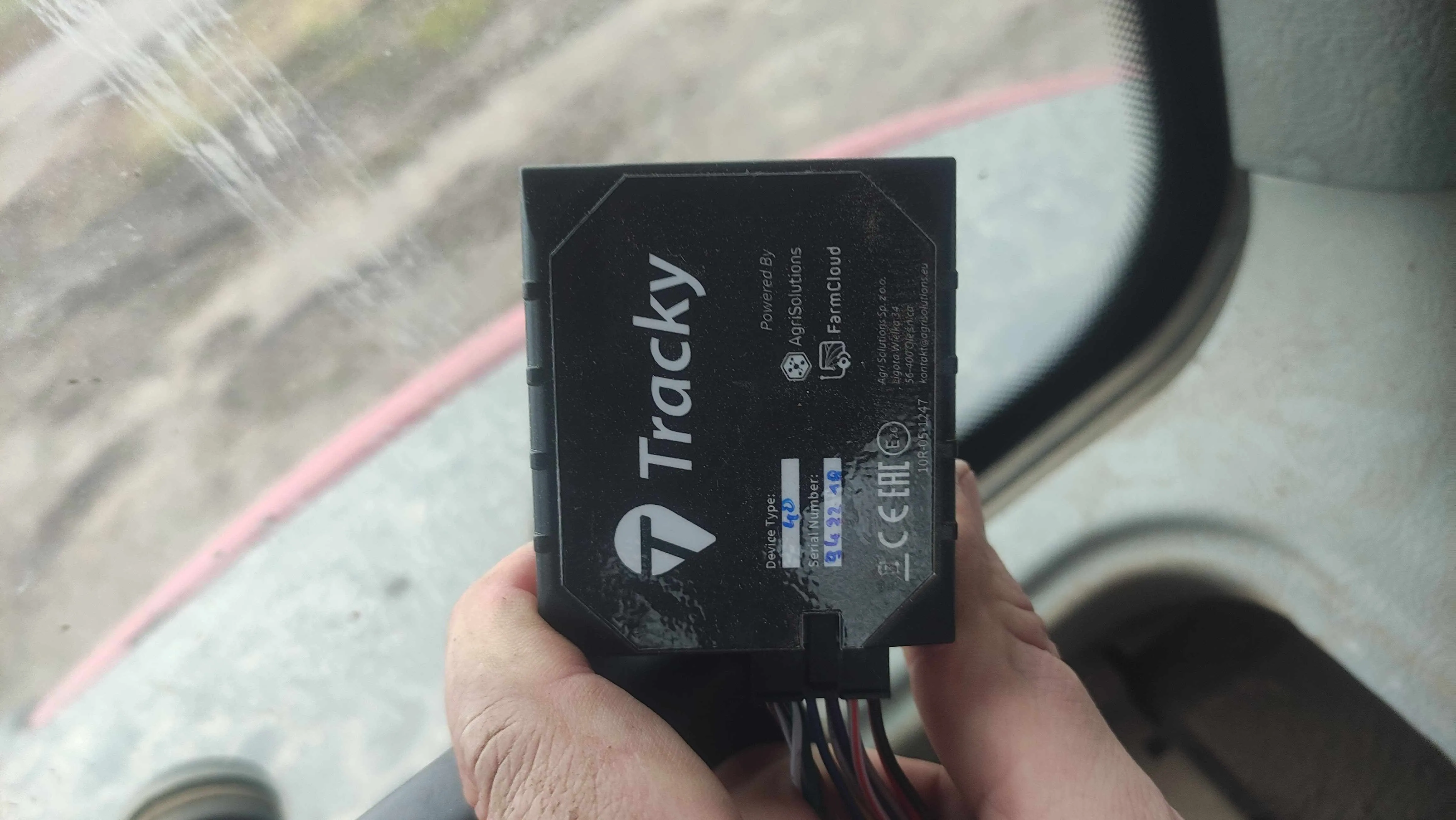 Tracky sensor integrated with FarmCloud